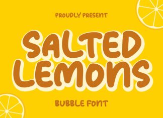 Salted Lemons Script Font