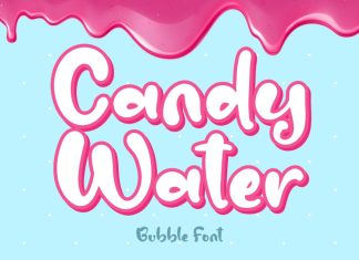 Candy Water Display Font