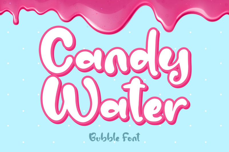 Candy Water Display Font