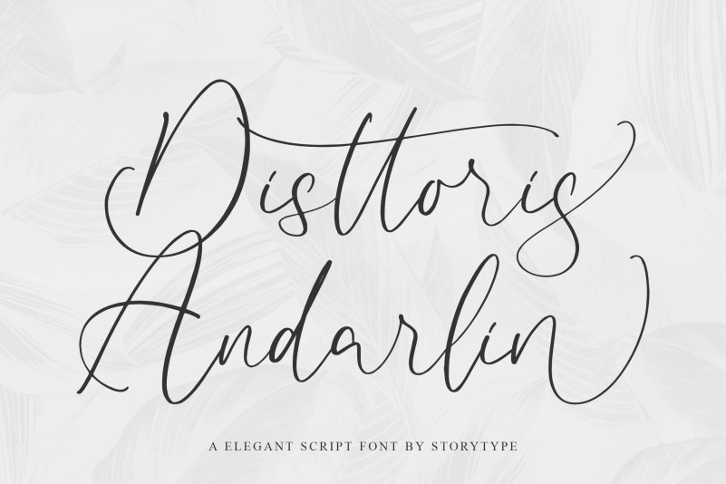 Disttoris Andarlin Font