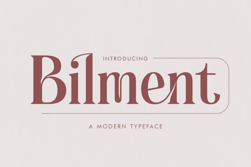 Bilment Typeface
