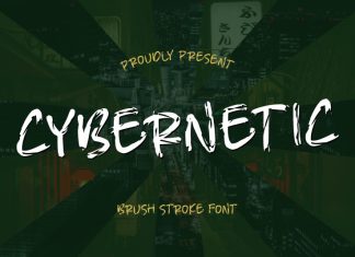 Cybernetic – Brush Stroke Font