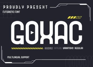 Goxac Display Font