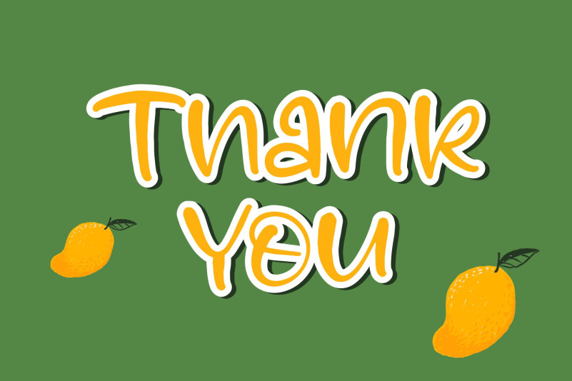 Mango Flower Font preview image 5