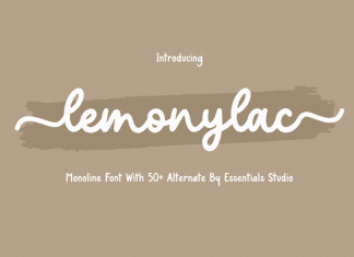 Lemonylac Font