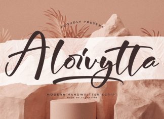 Aloivytta – Handwritten Script Font