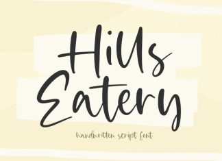 Hills Eatery Script Font