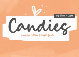 Candies Script Font