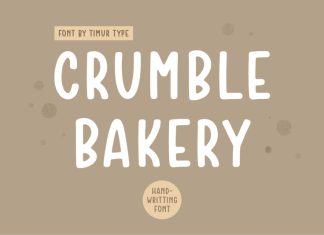 Crumble Bakery Display Font
