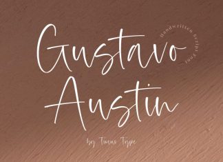 Gustavo Austin Handwritten Font
