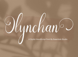 Olynchan Calligraphy Font