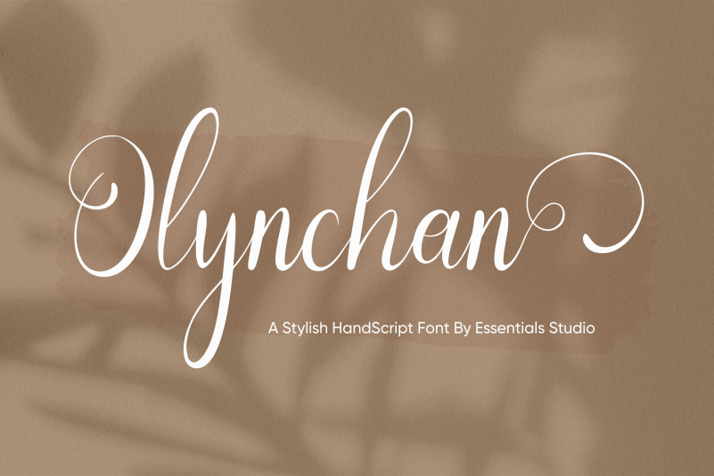 Olynchan Calligraphy Font