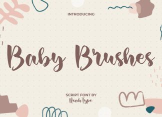 Baby Brushes Script Font