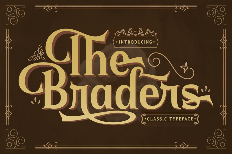 Braders Serif Typeface
