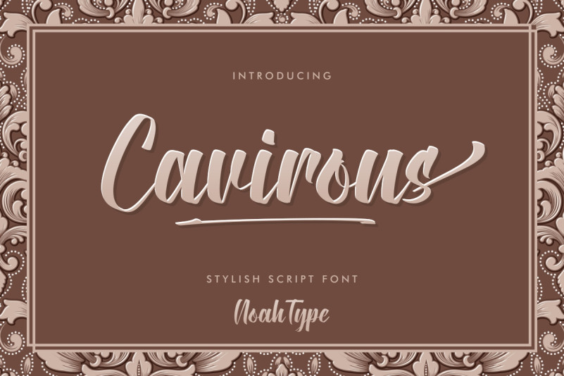 Cavirous Script Font