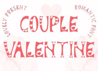 Couple Valentine Display Font