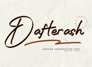 Dafterash Font