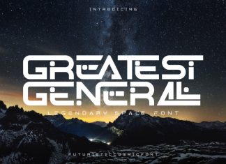 Greatest General Font