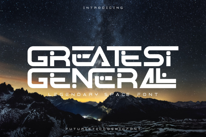 Greatest General Font