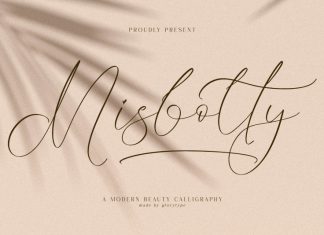 Misbotty Script Font