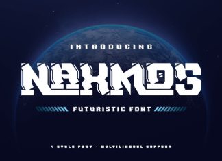 Naxmos Display Font