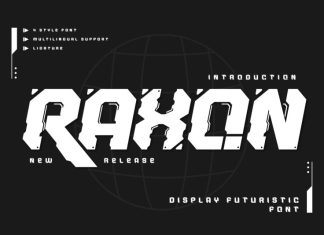 Raxon Display Font