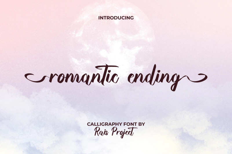 Romantic Ending Font