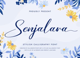 Senjalara Calligraphy Font