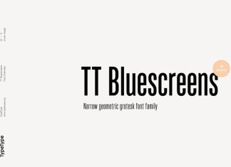 TT Bluescreens Sans Serif Font