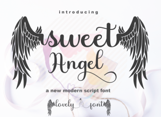 Sweet Angel Calligraphy Font