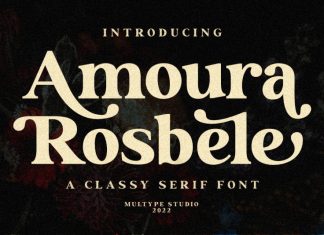 Amoura Rosbele Serif Font