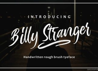Billy Stranger Brush Font