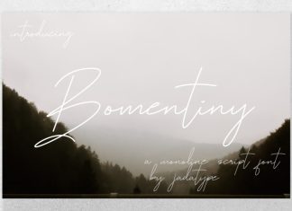 Bomentiny Handwritten Font