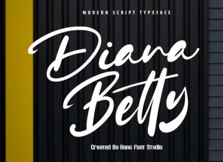 Diana Betty Script Font