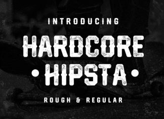Hardcore Hipsta Display Font