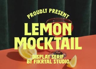 Lemon Mocktail Serif Font