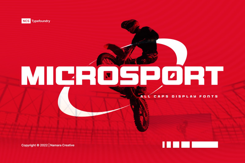 Microsport Font preview image 1