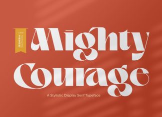 Mighty Courage Display Font