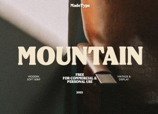  Mountain Serif Font