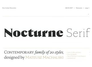 Nocturne Serif Font