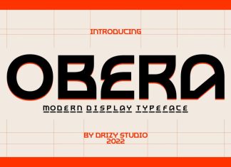 Obera Display Font