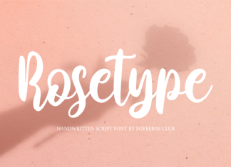 Rosetype Script Font