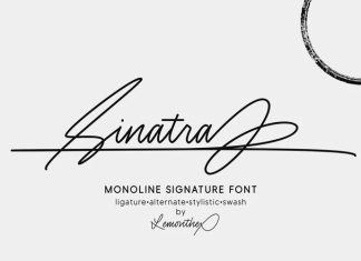Sinatra Handwritten Font