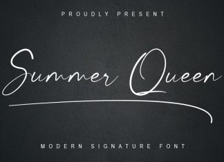 Summer Queen Handwritten Font