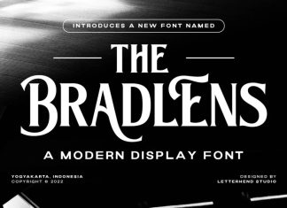 The Bradlens Serif Font
