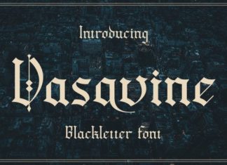 Vasavine Blackletter Font