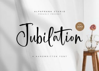 Jubilation Script Font