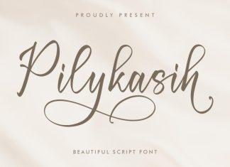 Pilykasih Script Font