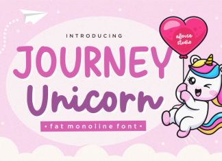 Journey Unicorn Script Font