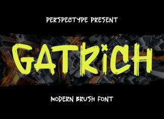 Gatrich Brush Font